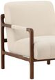 Dovetail Furniture Jordi Brown/Sepulveda Cream Occasional Chair-1