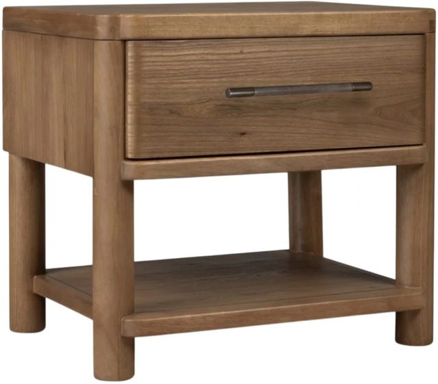 Modus Furniture Hollis Cabin Glow 1-Drawer Nightstand-0