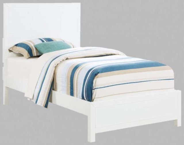 Winners Only® Fresno White Twin Panel Bed-0