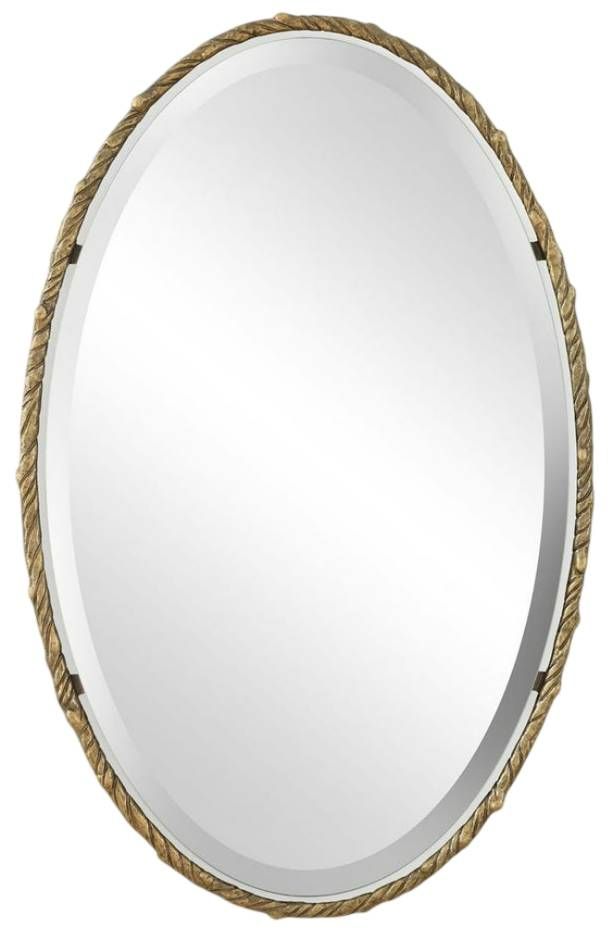 Uttermost® Twisted Branch Gold Oval Mirror-0