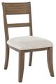 New Classic® Home Furnishings Mariana Ivory/Vintage Mocha Dining Side Chair-0