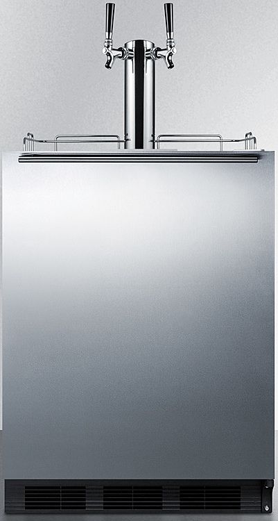 Summit® Commercial Series 5.5 Cu. Ft. Stainless Steel Beer Cooler/Kegerator-0