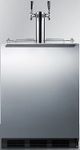 Summit® Commercial Series 5.5 Cu. Ft. Stainless Steel Beer Cooler/Kegerator-0