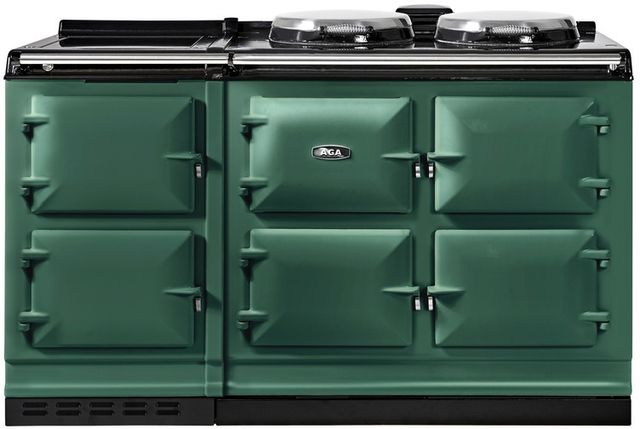 AGA™ eR7 Classic Cast Iron 60" British Racing Green Pro Style Slide In Induction Range