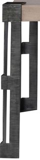 Vanguard® Furniture Customizable Fret Dining Table with Textured Fret Leg-2