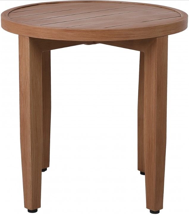 Meridian Furniture Maui Natural Aluminum Outdoor End Table-1