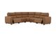 Kate Preston Home 5pc Aline Butternut Leather Power Reclining Sectional PLUS FREE Matching Recliner!-2