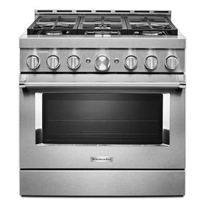 KitchenAid 36in Freestanding Gas Range
