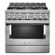 KitchenAid® 36" Pro Style Gas Range-0