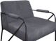 International Furniture Direct Lotus Iron Gray Armchair-1