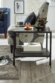 Hammary® Hidden Treasures Black Sandblasted Modern End Table-1