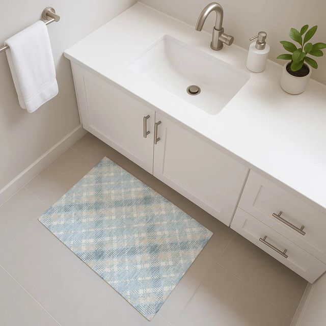 Dalyn™ Rug Company Soft Essentials SE3 Sky 5'x8' Area Rug-2
