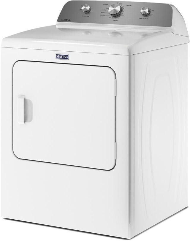 Maytag® 7.0 Cu. Ft. White Front Load Gas Dryer-2