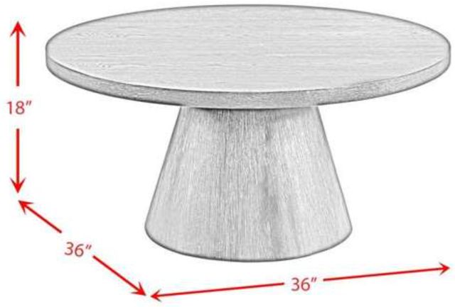 Elements International Portland Natural Coffee Table-2