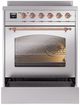 Ilve® Nostalgie II Series 30" Stainless Steel Pro Style Induction Range-2