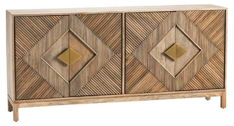 Crestview Collection Brookline Brown Sideboard-0