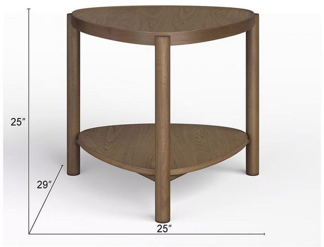 Magnussen Home® Hadleigh Honey Accent Table-1