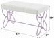 ACME Furniture Priya II Light Purple/White Bench-1