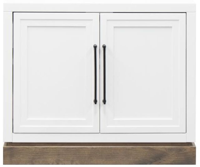 Legends Home Nora Jasmine Whitewash 2-Door File Cabinet with Barnwood Base-3