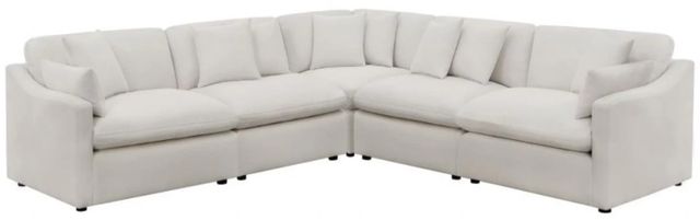 Coaster® Hobson 5-Piece Ivory Upholstered Modular Sectional-0