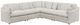 Coaster® Hobson 5-Piece Ivory Upholstered Modular Sectional-0