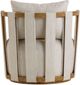 TOV Furniture Paolo Cream Swivel Accent Chair-5