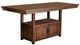 Furniture of America® Wichita Dark Oak Dining Table-0