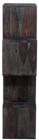 Porter International Designs Fall River Gray 4-Tier Bookcase-2