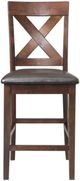 Elements International Alex Espresso Counter Side Chair-1