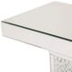 Michael Amini® Montreal™ Mirrored Pedestal Console Table-1