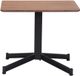 Zuo® Modern Mazzy Brown Side Table with Black Steel Base-1