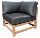 CabanaCoast® Customizable Kensington SOL Teak™ Outdoor Sectional Corner Module-0