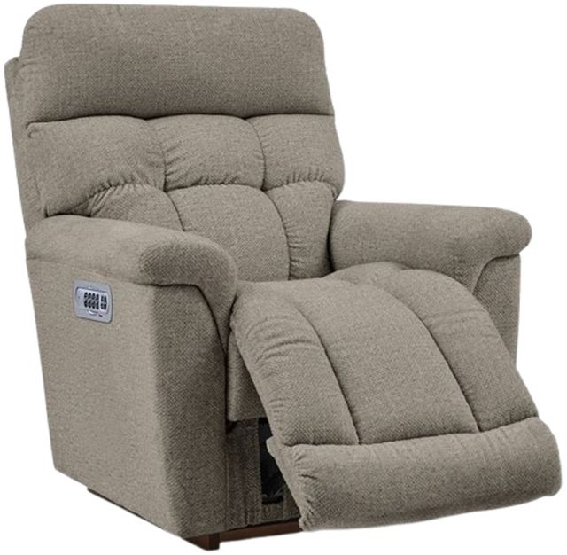 La-Z-Boy® Fulton Smoke Power Rocking Recliner with Headrest and Lumbar-2