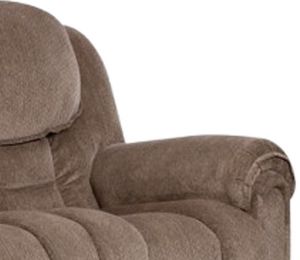 HomeStretch Del Mar Taupe Double Manual Reclining Sofa