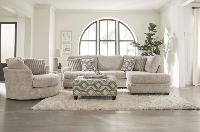 Albany Industries Everclear Dove Cocktail Ottoman-1