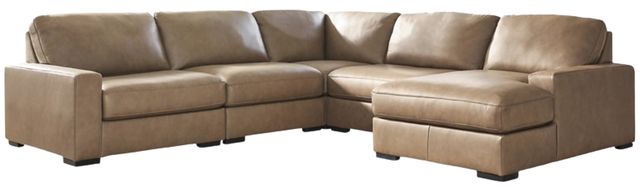 Benchcraft® Veronella 5-Piece Sahara Right-Arm Facing Sectional and Chaise-0