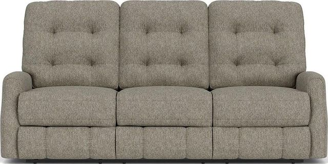 Flexsteel® Devon Gray Vapor Reclining Sofa-1