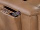 Flexsteel® Ranger Oakridge Brown Leather Power Reclining Loveseat with Console-5