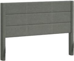 Rize Home Tellworth Stone Mist California King Upholstered Headboard