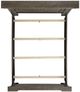 Elements International Kings Court 3-Piece Gray King Storage Panel Bedroom Set-5