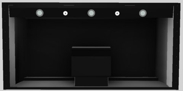 Vent-A-Hood® Designer Series 48" Black Wall Mounted Range Hood-3
