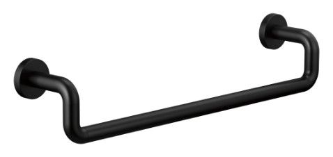 Brizo Litze® Matte Black 18" Towel Bar-0