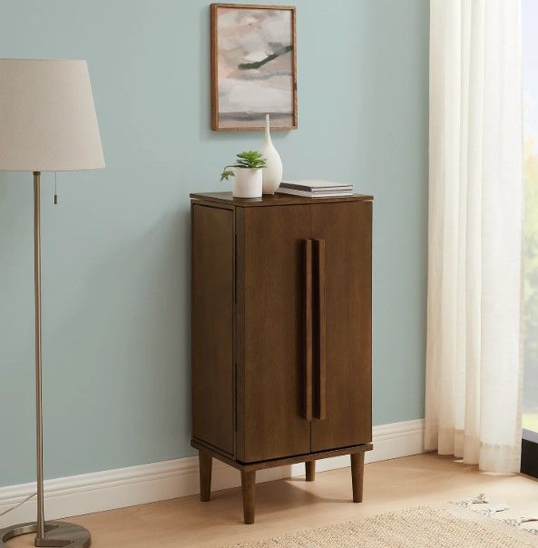 Powell® Jenn Brown Jewelry Armoire-1