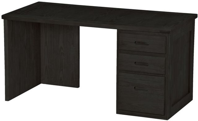 Crate Designs™ Furniture Espresso Lacquer Top Desk-0