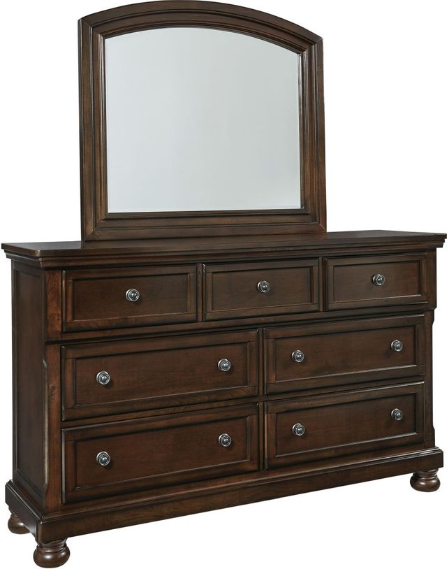 Millennium® by Ashley® Porter Rustic Brown Dresser and Mirror-0