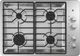 GE® 30" Stainless Steel Built-In Gas Cooktop-0