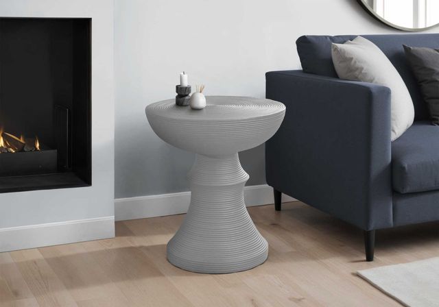Monarch Specialties Inc. Grey Accent Table -2