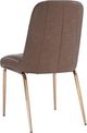Modus Furniture Sunrise Apollo Cinnamon/Brushed Bronze Upholstered Dining Chair-3