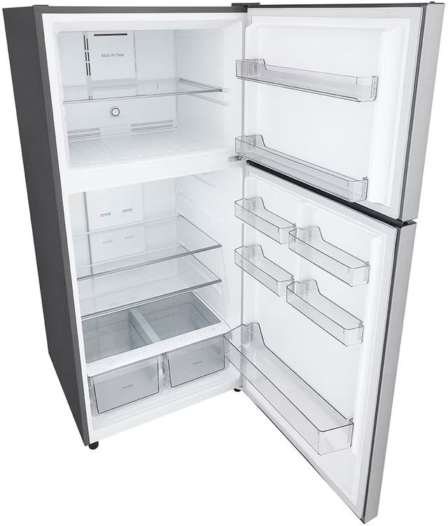 LG 30" 18 Cu. Ft. Stainless Steel Top Freezer French  Refrigerator-4