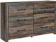 Signature Design by Ashley® Drystan 6-Piece Brown King Storage Bookcase Bed Set-2